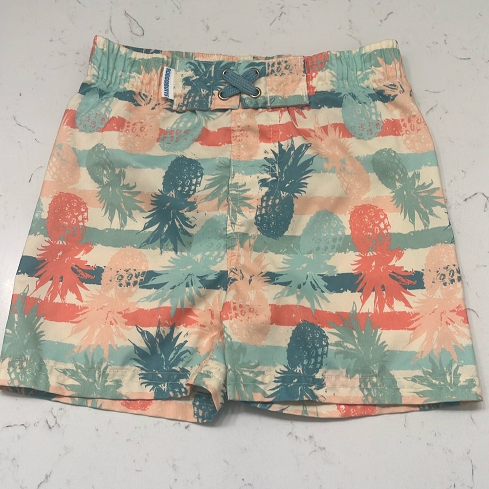 Rugged Butts 2T pineapple swim bottoms